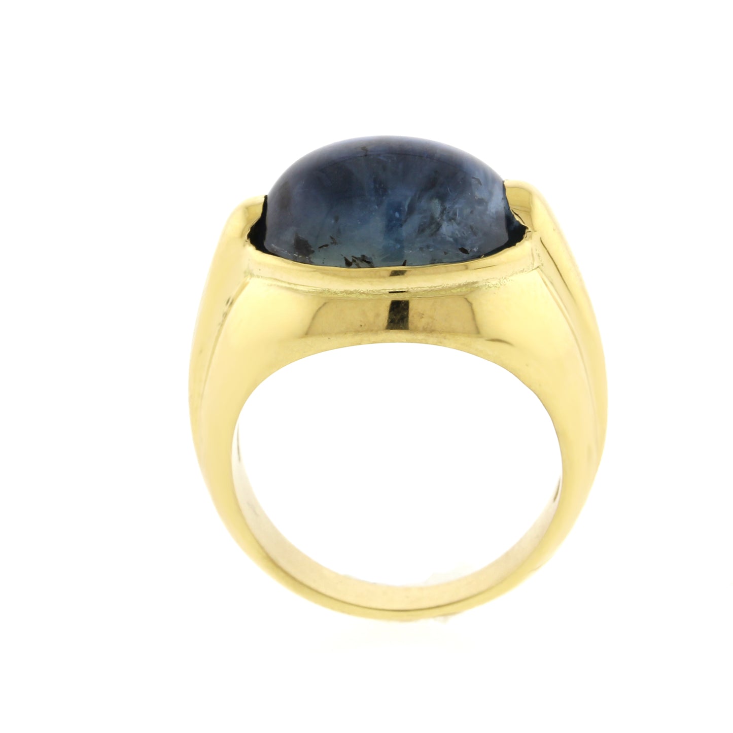 Bulgari Sapphire Cabochon Ring 18kt