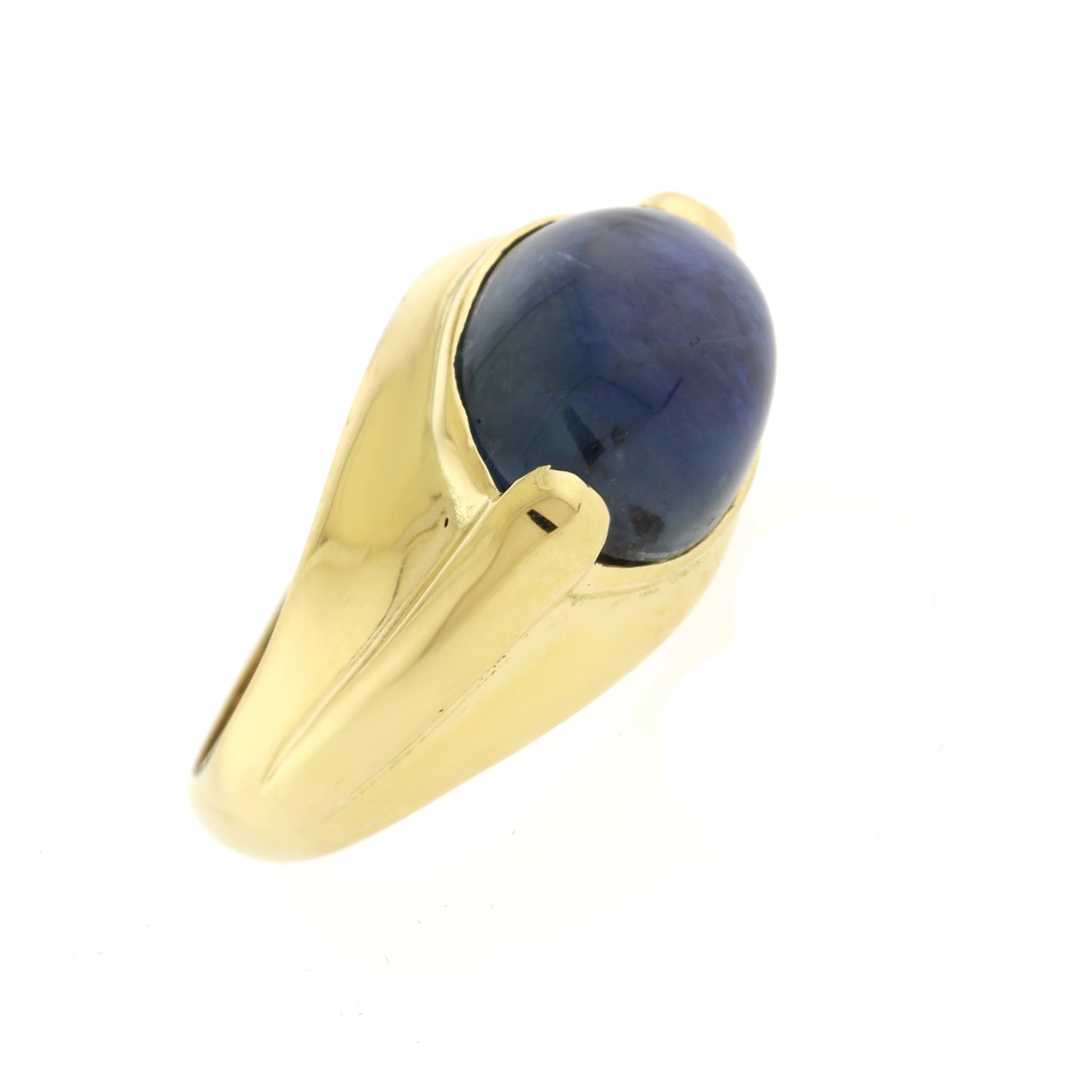 Bulgari Sapphire Cabochon Ring 18kt