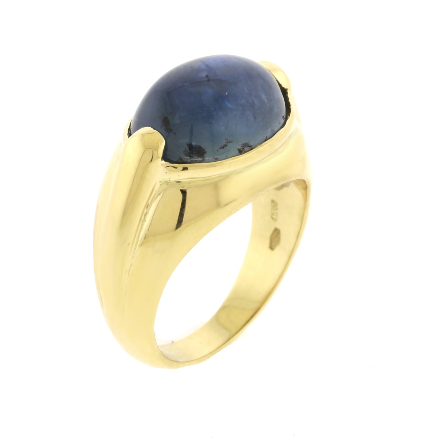Bulgari Sapphire Cabochon Ring 18kt