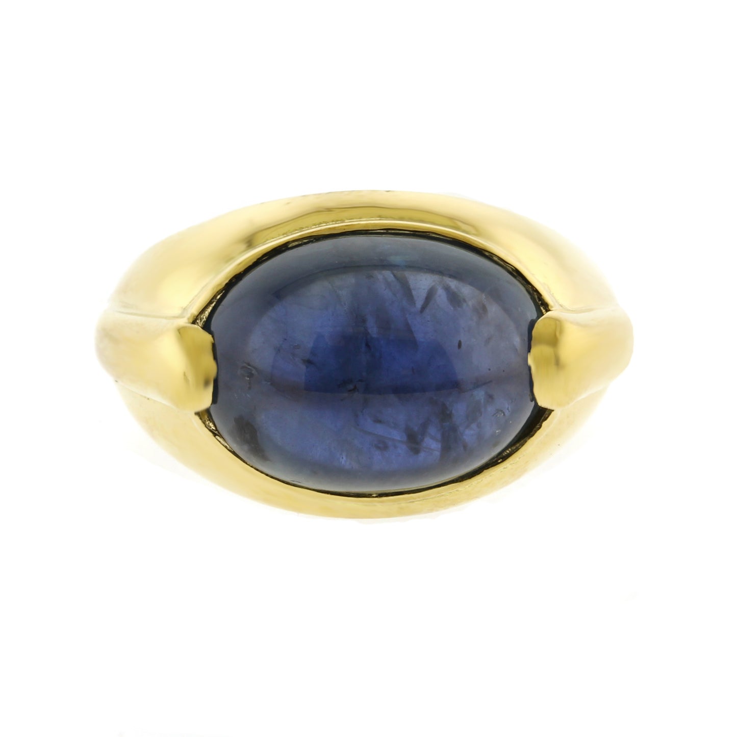 Bulgari Sapphire Cabochon Ring 18kt