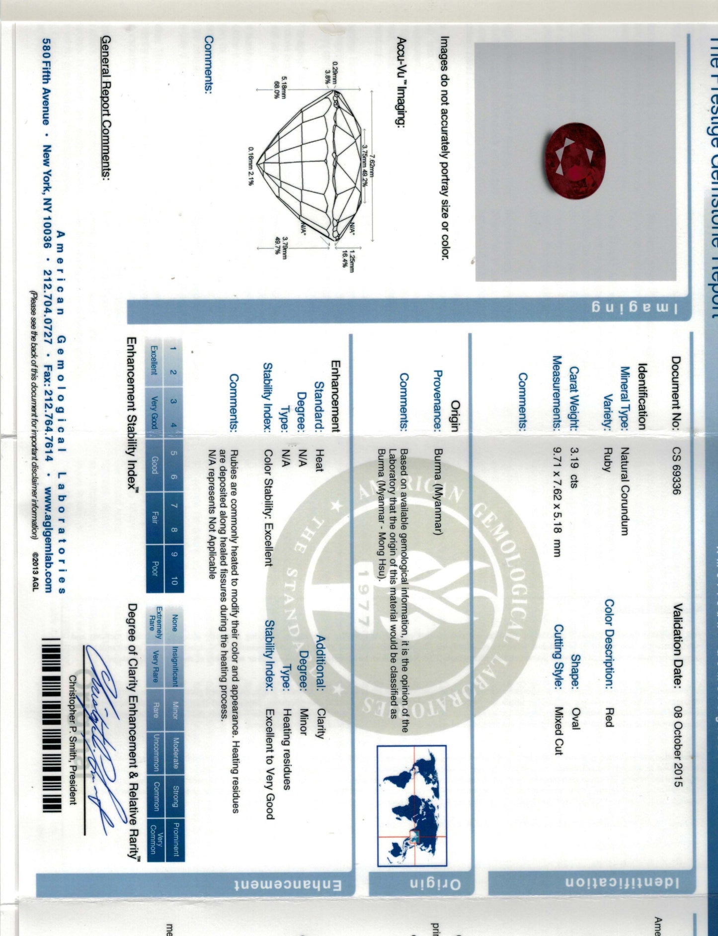 Oval Burma Ruby Cluster Ring
