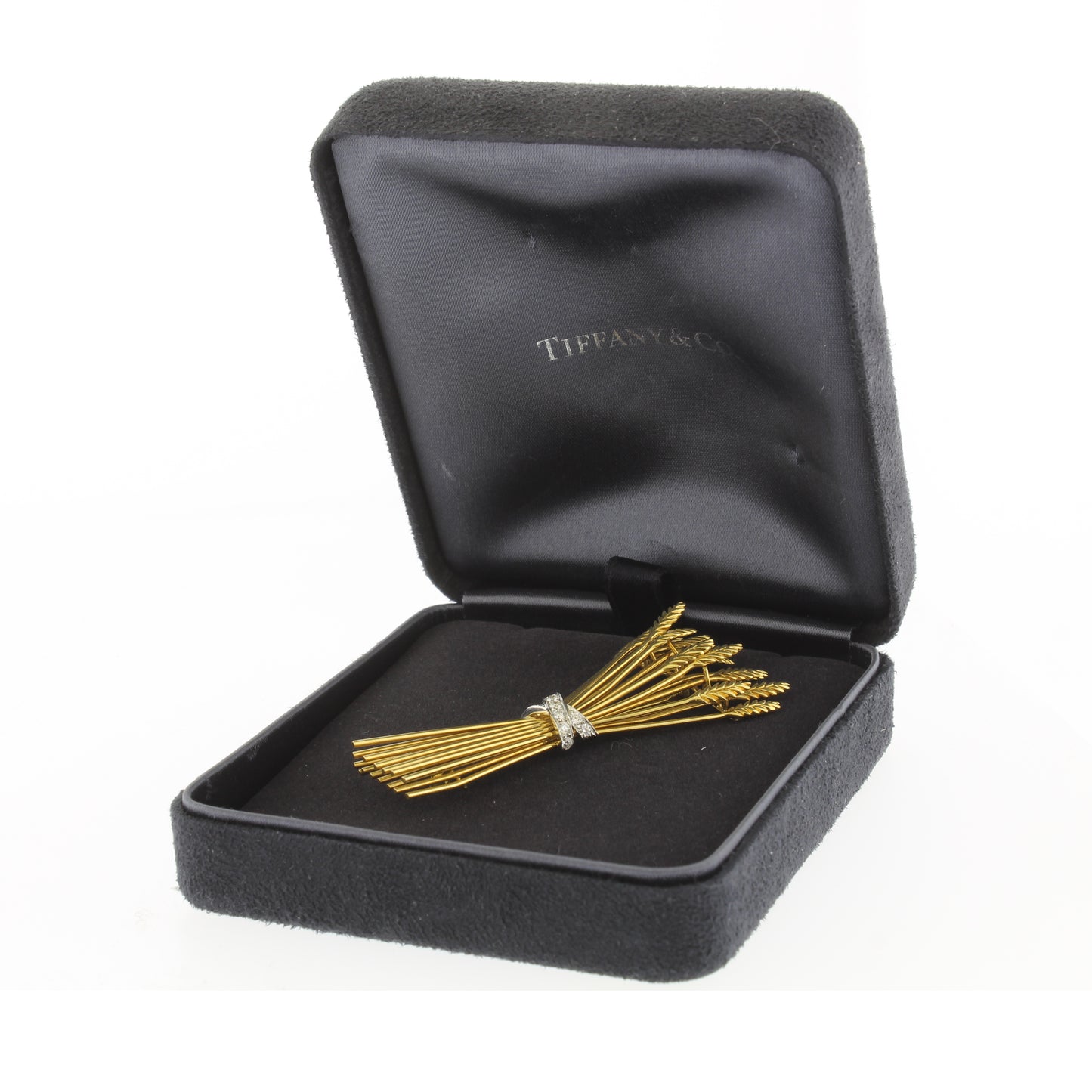 Tiffany & Co Diamond Wheat Brooch